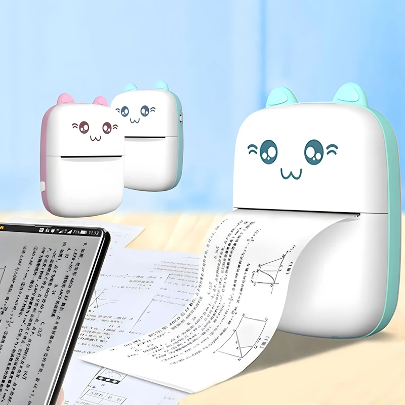 پرینتر حرارتی بی مدل Mini Printer طرح گربه 1 پرینتر حرارتی بی مدل Mini Printer طرح گربه